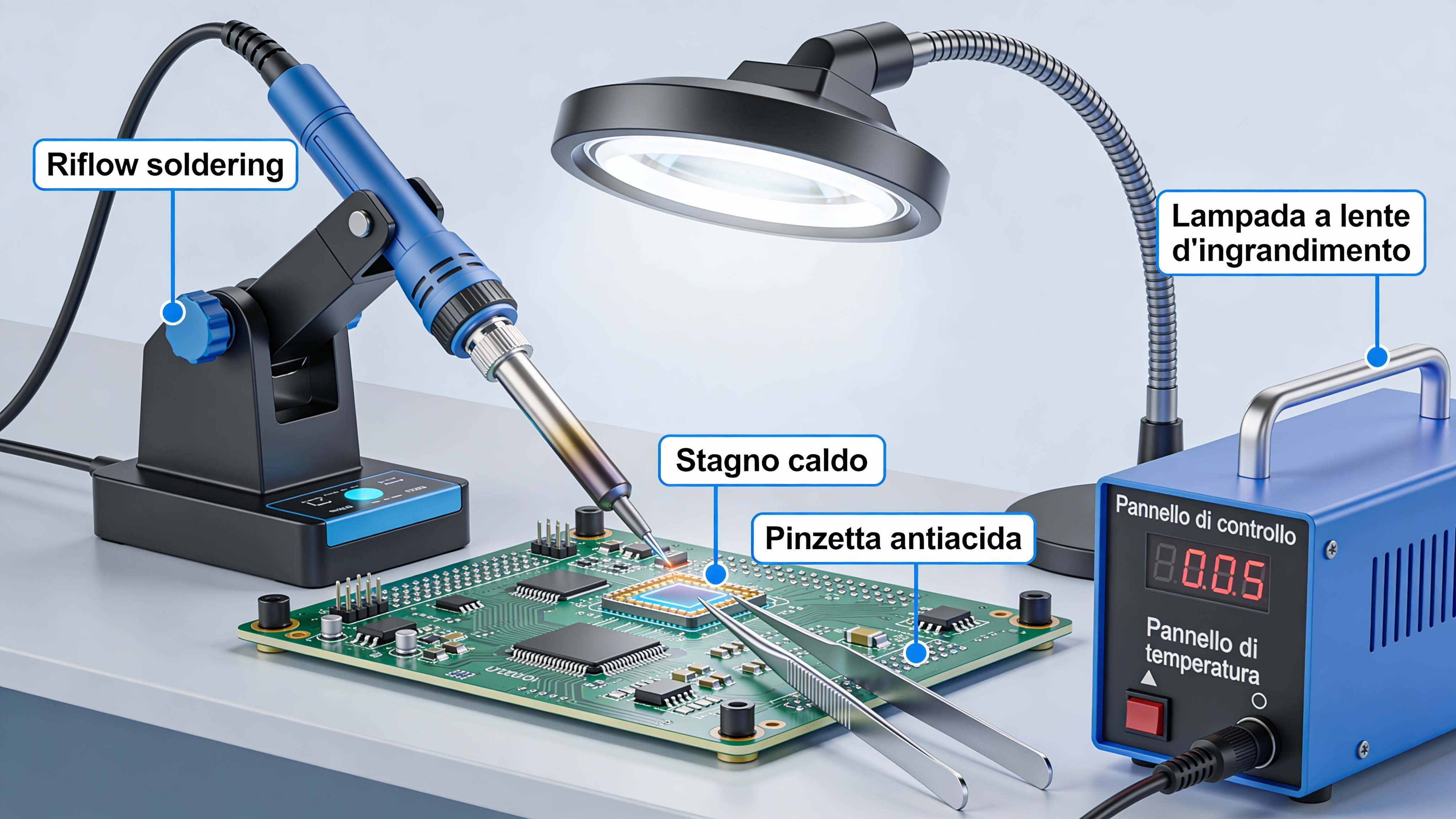 Microsaldatura: Tecniche Avanzate per Riparare Schede Elettroniche